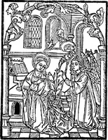 An illustration from The early printers of Spain and Portugal (1897)
