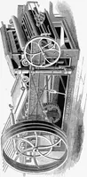 An illustration from A short history of the printing press and of the improvements in printing machinery from the time of Gutenberg up to the present day (1902)