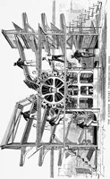 An illustration from A short history of the printing press and of the improvements in printing machinery from the time of Gutenberg up to the present day (1902)