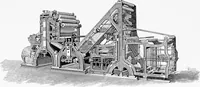 An illustration from A short history of the printing press and of the improvements in printing machinery from the time of Gutenberg up to the present day (1902)