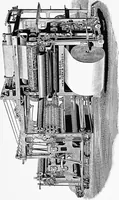 An illustration from A short history of the printing press and of the improvements in printing machinery from the time of Gutenberg up to the present day (1902)