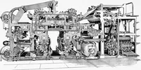 An illustration from A short history of the printing press and of the improvements in printing machinery from the time of Gutenberg up to the present day (1902)