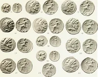 An illustration from The dated Alexander coinage of Sidon and Ake (1916)