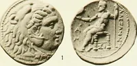 An illustration from The dated Alexander coinage of Sidon and Ake (1916)
