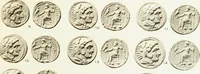An illustration from The dated Alexander coinage of Sidon and Ake (1916)