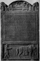 An illustration from Latin epigraphy : an introduction to the study of Latin inscriptions (1919)