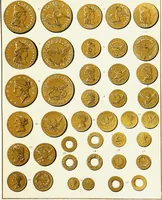 An illustration from The American numismatical manual of the currency or money of the aborigines, and colonial, state, and United States coins. With historical and descriptive notices of each coin or series (1859)