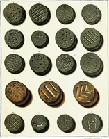 An illustration from The American numismatical manual of the currency or money of the aborigines, and colonial, state, and United States coins. With historical and descriptive notices of each coin or series (1859)
