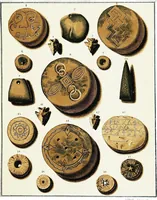 An illustration from The American numismatical manual of the currency or money of the aborigines, and colonial, state, and United States coins. With historical and descriptive notices of each coin or series (1859)