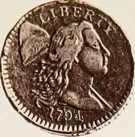 Picture 5 of 34 from Monograph of United States cents and half cents issued between the years 1793 and 1857: to which is added a table of the principal coins, tokens, jetons, medalets, patterns of coinage and Washington pieces, generally classified under the head of colonial coins. A contribution to the numismatic history of the United States (1879), leaf 30
