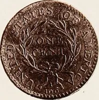 Picture 10 of 34 from Monograph of United States cents and half cents issued between the years 1793 and 1857: to which is added a table of the principal coins, tokens, jetons, medalets, patterns of coinage and Washington pieces, generally classified under the head of colonial coins. A contribution to the numismatic history of the United States (1879), leaf 30