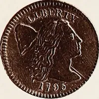 An illustration from Monograph of United States cents and half cents issued between the years 1793 and 1857: to which is added a table of the principal coins, tokens, jetons, medalets, patterns of coinage and Washington pieces, generally classified under the head of colonial coins. A contribution to the numismatic history of the United States (1879)