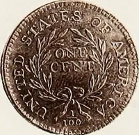 Picture 15 of 34 from Monograph of United States cents and half cents issued between the years 1793 and 1857: to which is added a table of the principal coins, tokens, jetons, medalets, patterns of coinage and Washington pieces, generally classified under the head of colonial coins. A contribution to the numismatic history of the United States (1879), leaf 30
