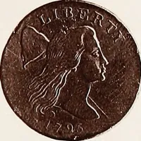 An illustration from Monograph of United States cents and half cents issued between the years 1793 and 1857: to which is added a table of the principal coins, tokens, jetons, medalets, patterns of coinage and Washington pieces, generally classified under the head of colonial coins. A contribution to the numismatic history of the United States (1879)
