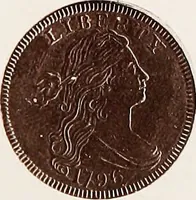 Picture 22 of 34 from Monograph of United States cents and half cents issued between the years 1793 and 1857: to which is added a table of the principal coins, tokens, jetons, medalets, patterns of coinage and Washington pieces, generally classified under the head of colonial coins. A contribution to the numismatic history of the United States (1879), leaf 30