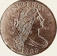 An illustration from Monograph of United States cents and half cents issued between the years 1793 and 1857: to which is added a table of the principal coins, tokens, jetons, medalets, patterns of coinage and Washington pieces, generally classified under the head of colonial coins. A contribution to the numismatic history of the United States (1879)