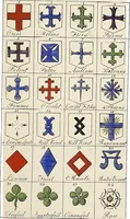 An illustration from An introduction to heraldry, with nearly one thousand illustrations; including the arms of about five hundred different families (1892)