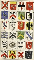 An illustration from An introduction to heraldry, with nearly one thousand illustrations; including the arms of about five hundred different families (1892)