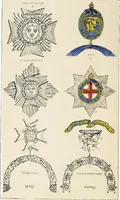 An illustration from An introduction to heraldry, with nearly one thousand illustrations; including the arms of about five hundred different families (1892)