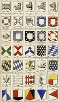 An illustration from An introduction to heraldry, with nearly one thousand illustrations; including the arms of about five hundred different families (1892)