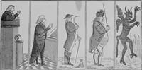 An illustration from The history of signboards : from the earliest times to the present day (1866)