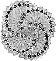 An illustration from The devil's picture-books. A history of playing cards (1890)