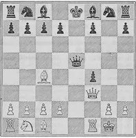 An illustration from The book of chess: containing the rudiments of the game, and elementary analyses of the most popular openings (1858)