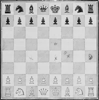 An illustration from The chess-players' manual : containing the laws of the game according to the revised code laid down by the British Chess Association in 1862 (1902)