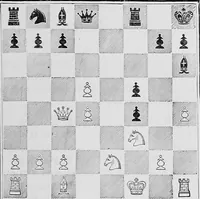 An illustration from The chess-players' manual : containing the laws of the game according to the revised code laid down by the British Chess Association in 1862 (1902)