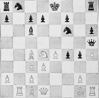 An illustration from The chess-players' manual : containing the laws of the game according to the revised code laid down by the British Chess Association in 1862 (1902)