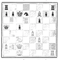 An illustration from Chess openings (1904)