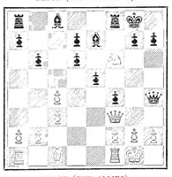 An illustration from Chess openings (1904)