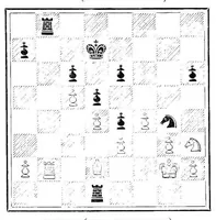 An illustration from Chess openings (1904)