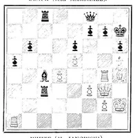 An illustration from Chess openings (1904)