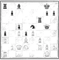 An illustration from Chess openings (1904)