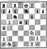 Picture 4 of 11 from A memorial to William Steinitz; containing a selection of his games chronologically arranged with an analysis of play (1901), leaf 42