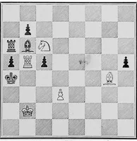 An illustration from Chess gems: Some of the finest examples of chess strategy, by ancient and modern masters (1878)