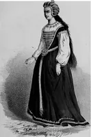 An illustration from Select historical costumes (1868)