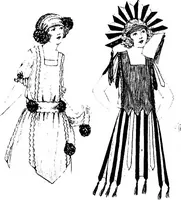 Picture 7 of 35 from How to make paper costumes (1922), leaf 11