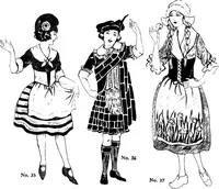 An illustration from How to make paper costumes (1922)