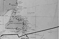 An illustration from The track of the "typhoon" (1921)