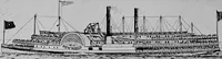 An illustration from Old steamboat days on the Hudson River; tales and reminiscences of the stirring times that followed the introduction of steam navigation (1907)