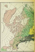An illustration from Hammond's business atlas of economic geography: a new series of maps showing: relief of the land, temperature, rainfall, natural vegetation, productive and non-productive regions, mineral products, agricultural products, distribution of population, etc., etc (1921)