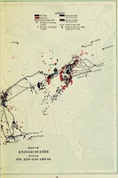 Picture 17 of 93 from Hammond's business atlas of economic geography: a new series of maps showing: relief of the land, temperature, rainfall, natural vegetation, productive and non-productive regions, mineral products, agricultural products, distribution of population, etc., etc (1921), leaf 22