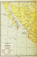An illustration from Hammond's business atlas of economic geography: a new series of maps showing: relief of the land, temperature, rainfall, natural vegetation, productive and non-productive regions, mineral products, agricultural products, distribution of population, etc., etc (1921)