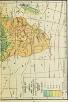An illustration from Hammond's business atlas of economic geography: a new series of maps showing: relief of the land, temperature, rainfall, natural vegetation, productive and non-productive regions, mineral products, agricultural products, distribution of population, etc., etc (1921)