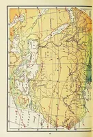 An illustration from Hammond's business atlas of economic geography: a new series of maps showing: relief of the land, temperature, rainfall, natural vegetation, productive and non-productive regions, mineral products, agricultural products, distribution of population, etc., etc (1921)