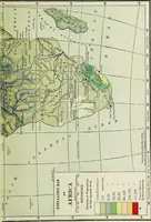 An illustration from Hammond's business atlas of economic geography: a new series of maps showing: relief of the land, temperature, rainfall, natural vegetation, productive and non-productive regions, mineral products, agricultural products, distribution of population, etc., etc (1921)