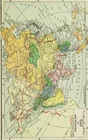 An illustration from Hammond's business atlas of economic geography: a new series of maps showing: relief of the land, temperature, rainfall, natural vegetation, productive and non-productive regions, mineral products, agricultural products, distribution of population, etc., etc (1921)