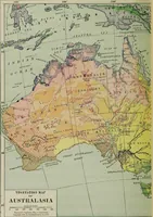 An illustration from Hammond's business atlas of economic geography: a new series of maps showing: relief of the land, temperature, rainfall, natural vegetation, productive and non-productive regions, mineral products, agricultural products, distribution of population, etc., etc (1921)